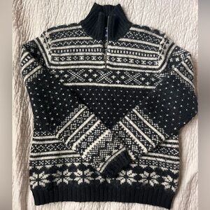 Vintage Wool Fair Isle Quarter Zip by Polo Sport Ralph Lauren